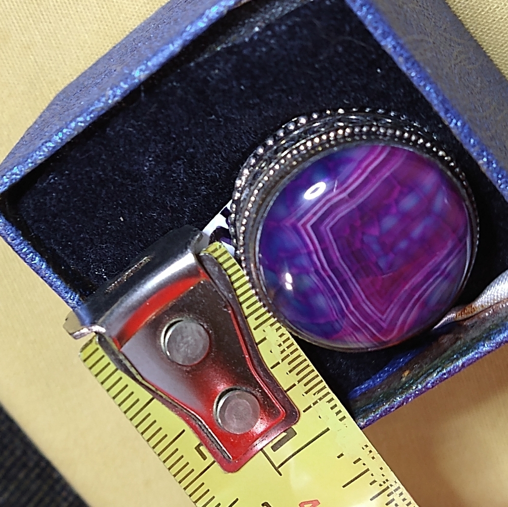 💯🛑-ABSOLUTE LOWEST PRICE-🛑💯., PURPLE MOJAVE TURQUOISE STERLING. SIZE 7